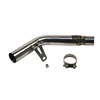 GSXR 2011 Thru 2016 600 750 M4 Stainless Mid Pipe Race Exhaust Link Pipe DeCat Exhaust Downpipe