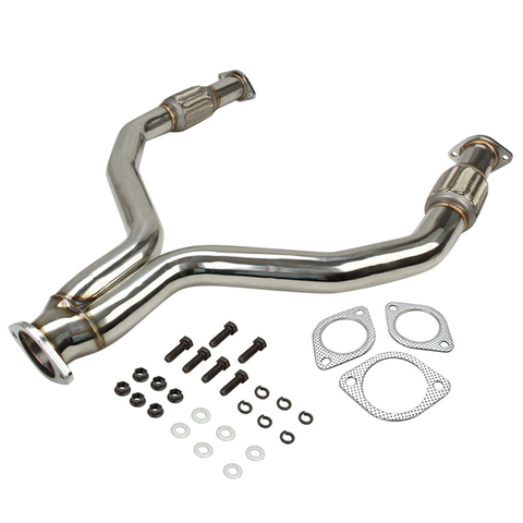 For 370Z Z34/G37 V36 VQ37VHR 08-16 Stainless Racing X/Y-Pipe/Downpipe Exhaust