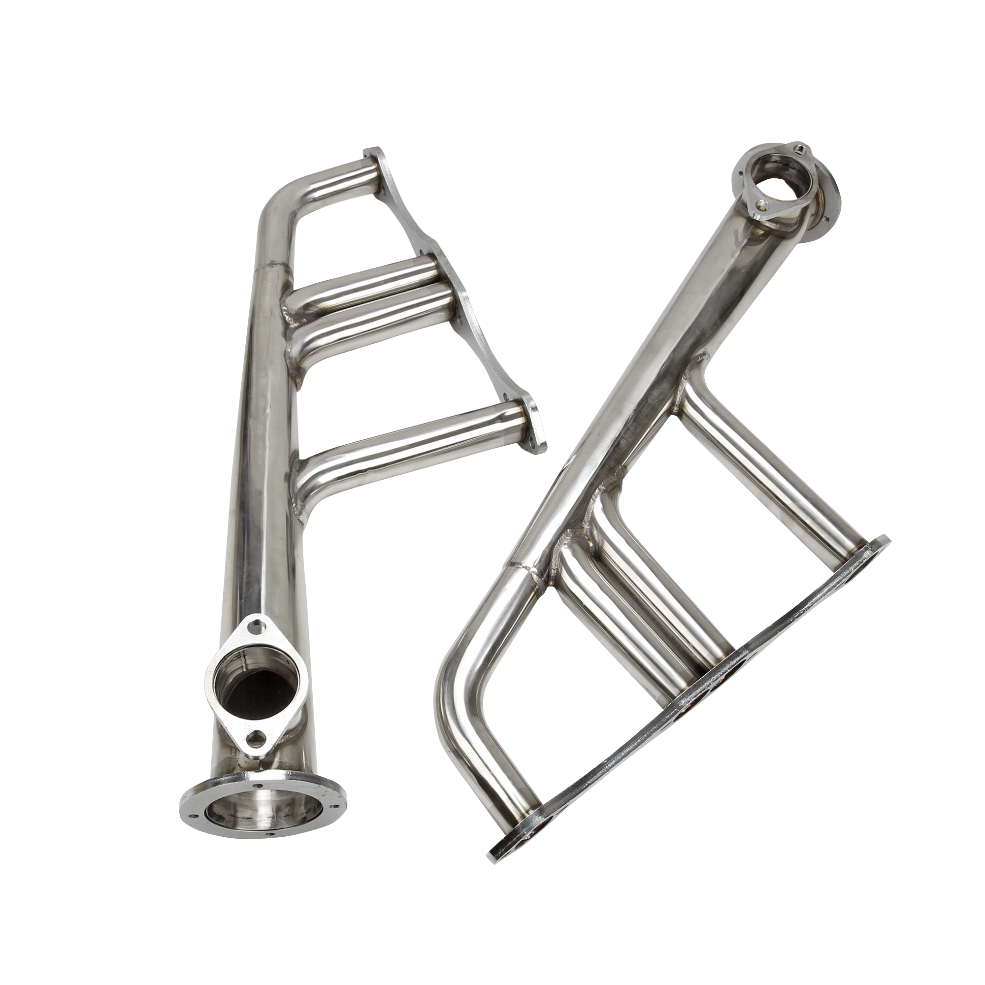Small Block Chevy Lake Style Exhaust Header(Fits 265-400 C.i. with Standard Or Vortec Heads Including D-port ZZ-4 Style Heads (not LT-1)