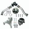 Exhaust Downpipe For 7.3L 99.5-03 Turbo Pedestal Ebp Valve Delete Upgraded 5+5 Wheel & Up Pipes